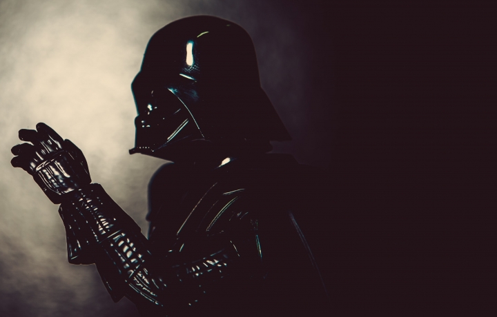 生活中原力遊戲的大魔王,黑武士,BANDAI,STAR WARS,DARTH VADER