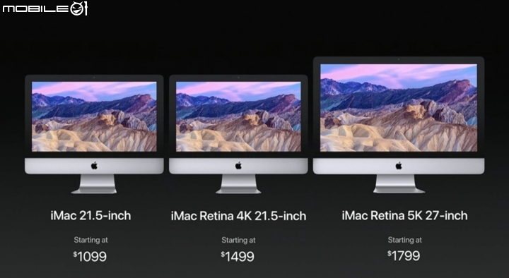 Apple iMac 與 MacBook 系列 僅有硬體規格更新