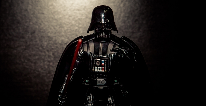 生活中原力遊戲的大魔王,黑武士,BANDAI,STAR WARS,DARTH VADER