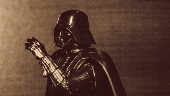 生活中原力遊戲的大魔王,黑武士,BANDAI,STAR WARS,DARTH VADER