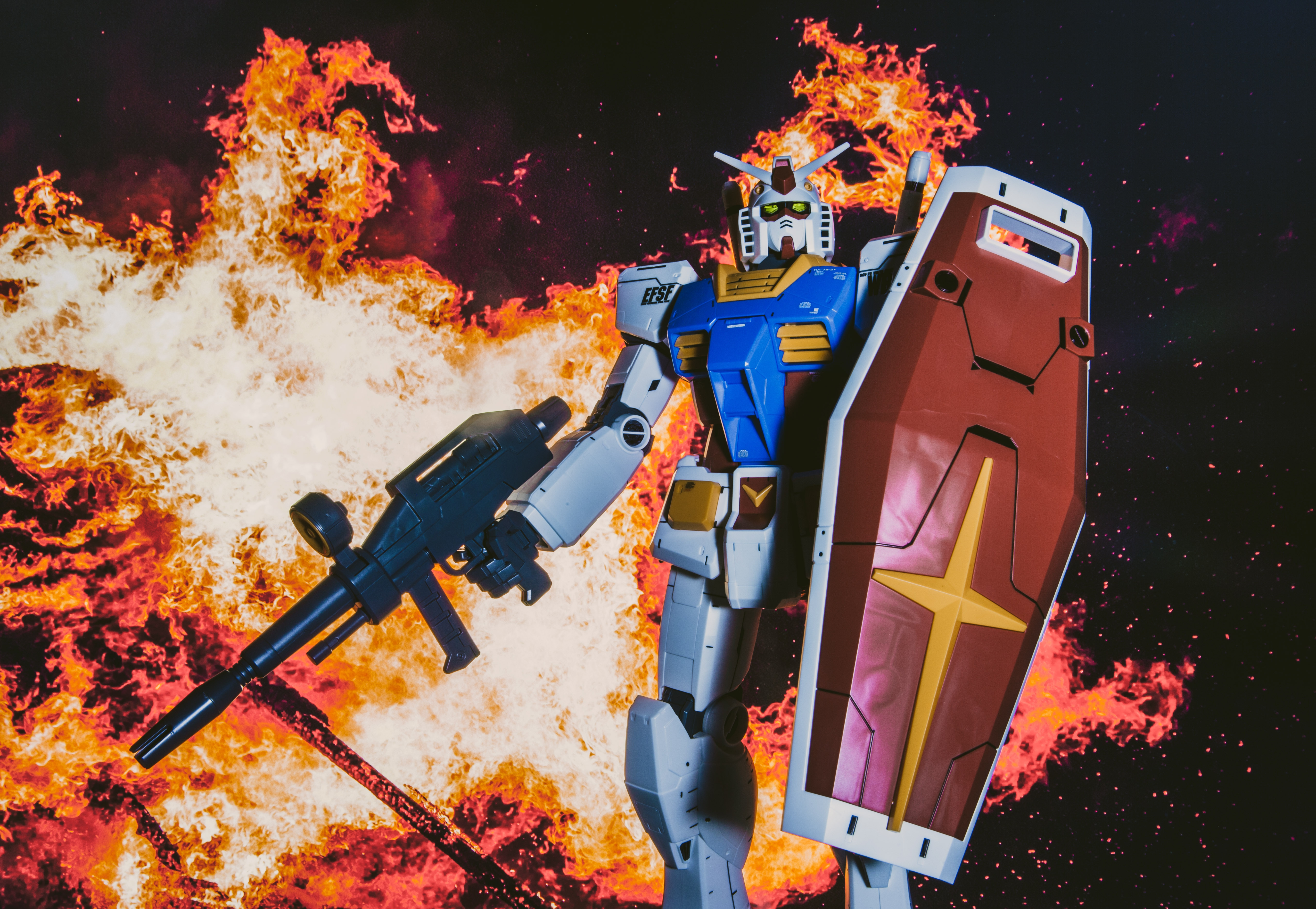 更新後的 1/48 高375mm的初代鋼彈 RX-78-2 Gundam BANDAI