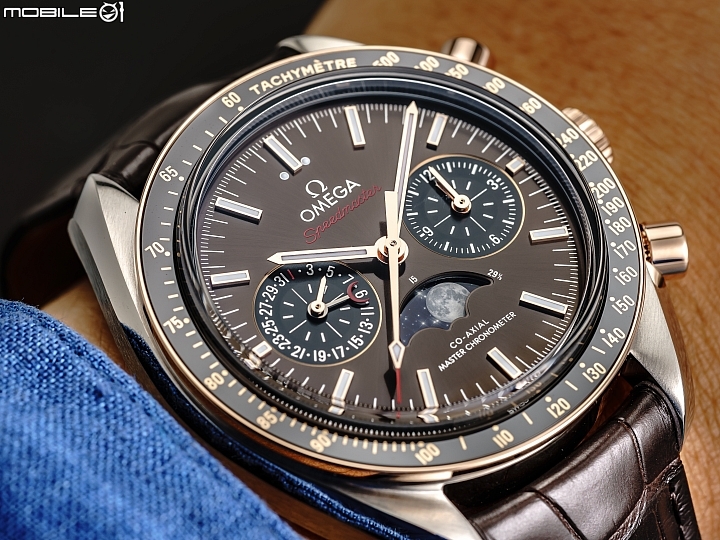 60小時動力儲存 優雅中更顯貴氣！OMEGA Speedmaster 超霸月相大師天文台計時腕錶