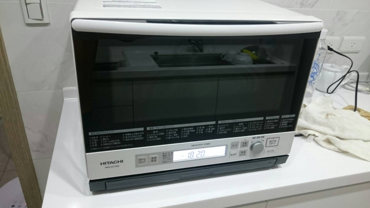 HITACHI MRO-SV1000 過熱水蒸氣烘烤微波爐 簡易開箱文