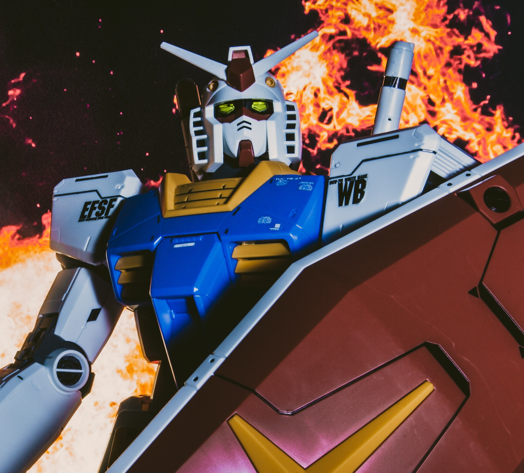更新後的 1/48 高375mm的初代鋼彈 RX-78-2 Gundam BANDAI
