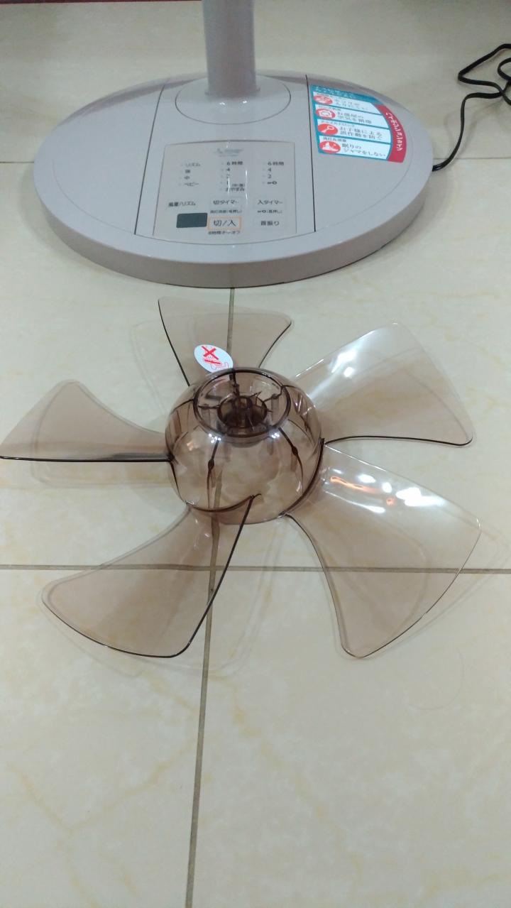 我家風扇日本來--三菱電風扇+Three-up循環扇