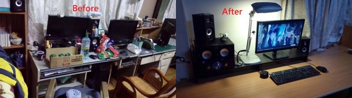 【分享】為了換大螢幕,自己動手做桌子,一起來分享自己的桌子吧!