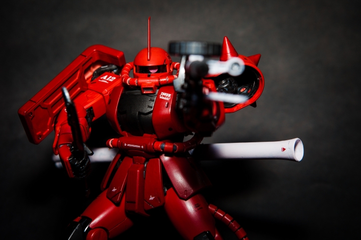 紅色彗星,夏亞出動場景,薩克原型機 ZAKUII BANDAI MG 1/100