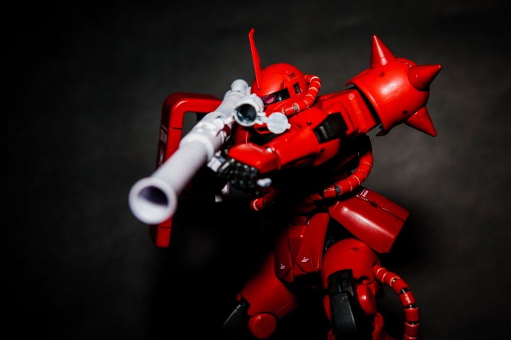 紅色彗星,夏亞出動場景,薩克原型機 ZAKUII BANDAI MG 1/100
