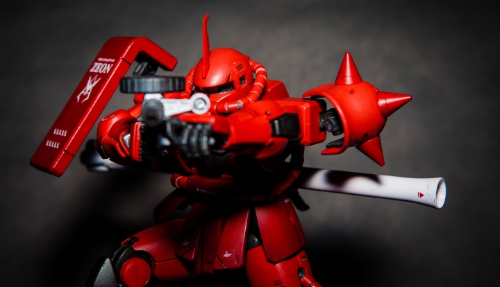 紅色彗星,夏亞出動場景,薩克原型機 ZAKUII BANDAI MG 1/100