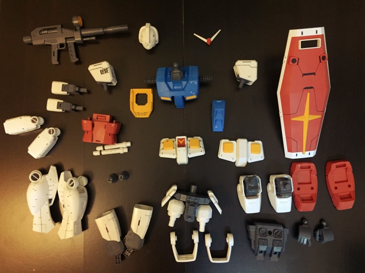 更新後的 1/48 高375mm的初代鋼彈 RX-78-2 Gundam BANDAI