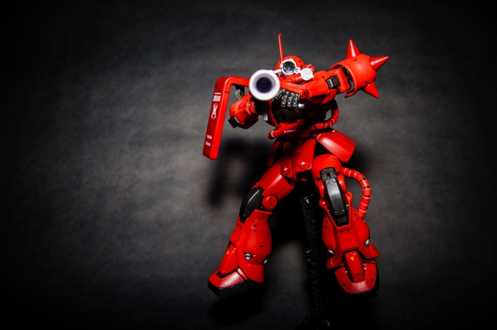 紅色彗星,夏亞出動場景,薩克原型機 ZAKUII BANDAI MG 1/100