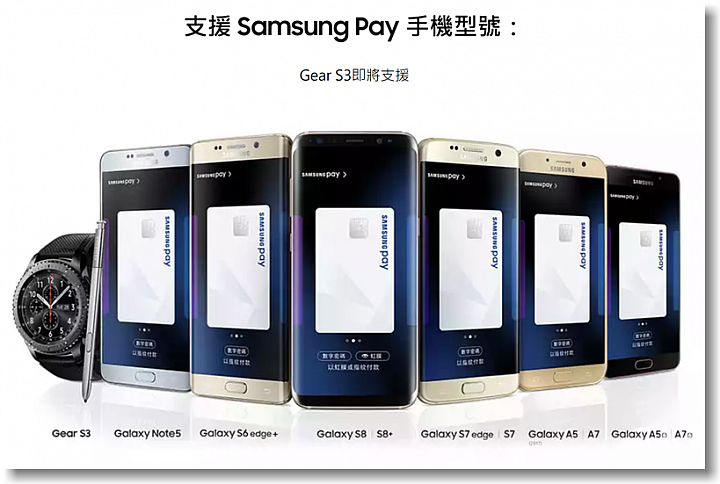 【比您想像更方便】SamsungPay~智慧.安全.隨時想Pay就Pay無所不Pay