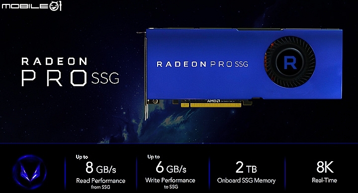 內建2TB NVMe SSD加速存取 AMD推出VEGA版 Radeon Pro SSG與WX9100繪圖卡