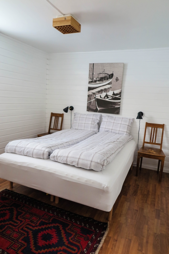 挪威北極圈。特羅姆瑟Tromsø住宿。Cozy apartment by the lake