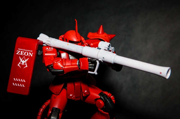 紅色彗星,夏亞出動場景,薩克原型機 ZAKUII BANDAI MG 1/100