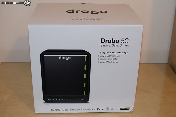簡單易用,檔案資料保險箱 Drobo 5C DAS 開箱