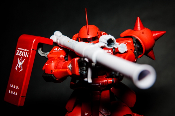 紅色彗星,夏亞出動場景,薩克原型機 ZAKUII BANDAI MG 1/100