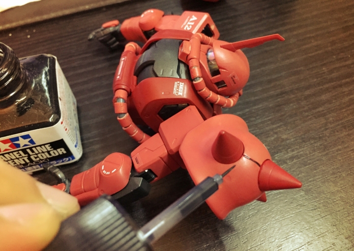 紅色彗星,夏亞出動場景,薩克原型機 ZAKUII BANDAI MG 1/100