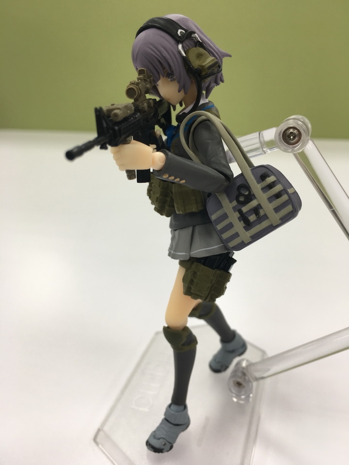 美少女與槍械的組合! TOMYTEC Little Armory / Figma 朝戶未世 開箱分享