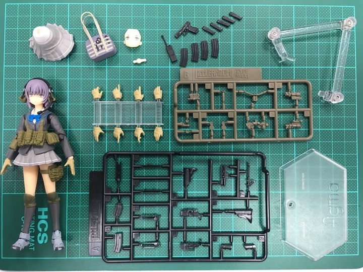 美少女與槍械的組合! TOMYTEC Little Armory / Figma 朝戶未世 開箱分享