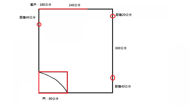 【詢問】兩坪房間擺設問題
