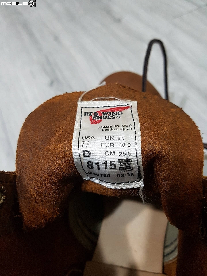 Red Wing Iron Range 8115 開箱