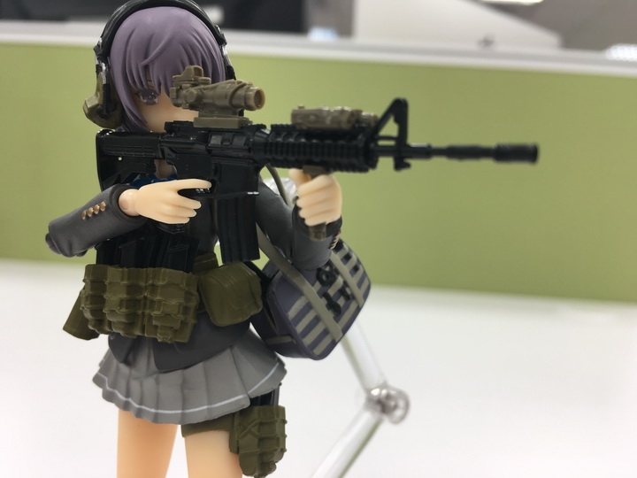 美少女與槍械的組合! TOMYTEC Little Armory / Figma 朝戶未世 開箱分享
