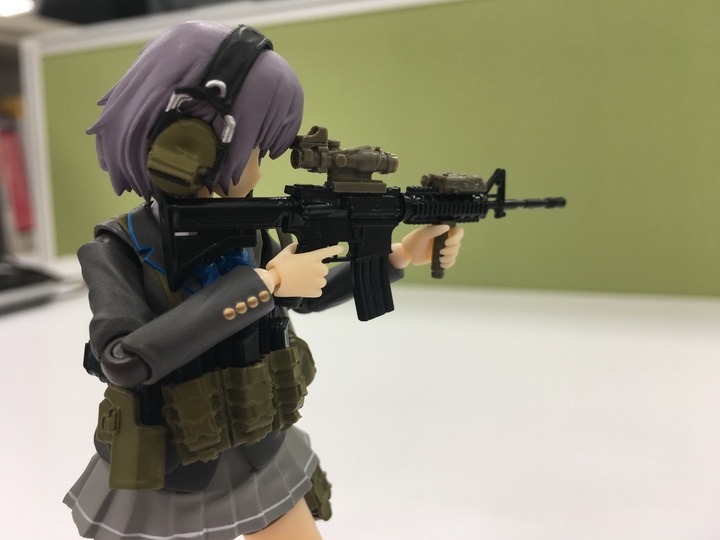 美少女與槍械的組合! TOMYTEC Little Armory / Figma 朝戶未世 開箱分享