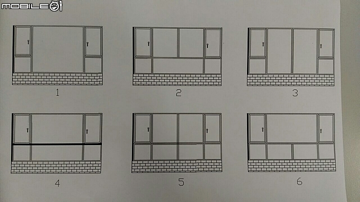 鋁門窗的分隔方式