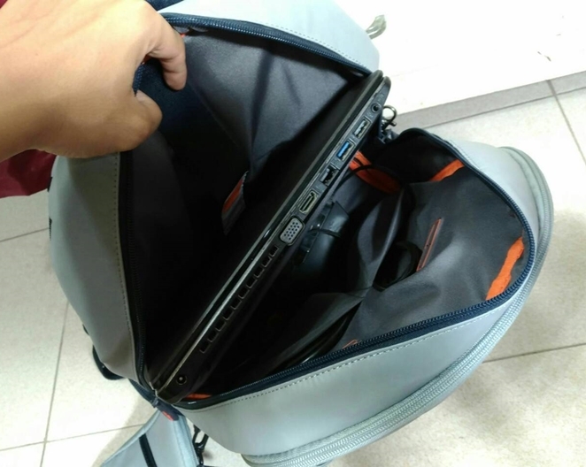 【開箱】Hedgren 15吋電腦後背包(灰色)
