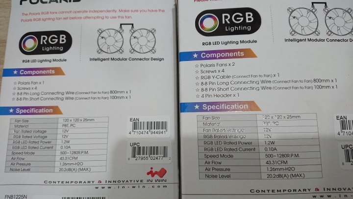 【開箱】IN WIN Polaris RGB風扇體驗