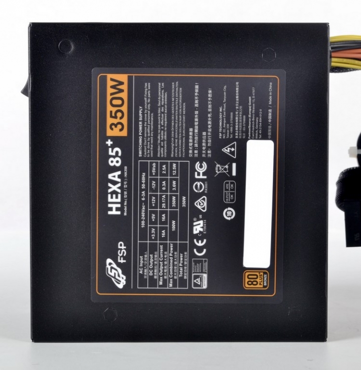 低瓦數也有DC-DC架構,全漢聖武士 HEXA85+ 350W 電源供應器 開箱拆解測試