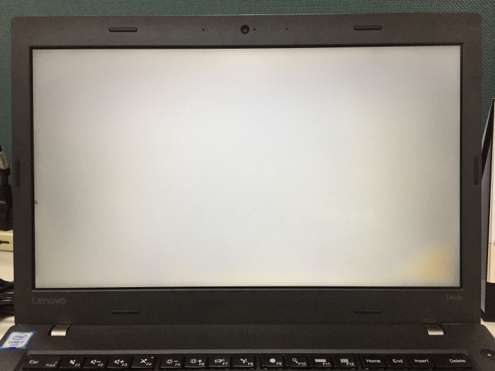 【解決】T460p 螢幕出現黃斑