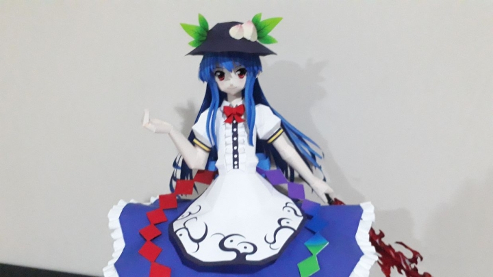 【紙模】東方緋想天 比那名居天子