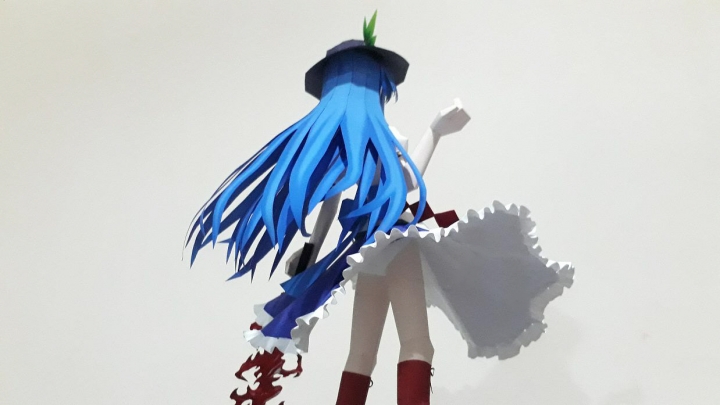 【紙模】東方緋想天 比那名居天子