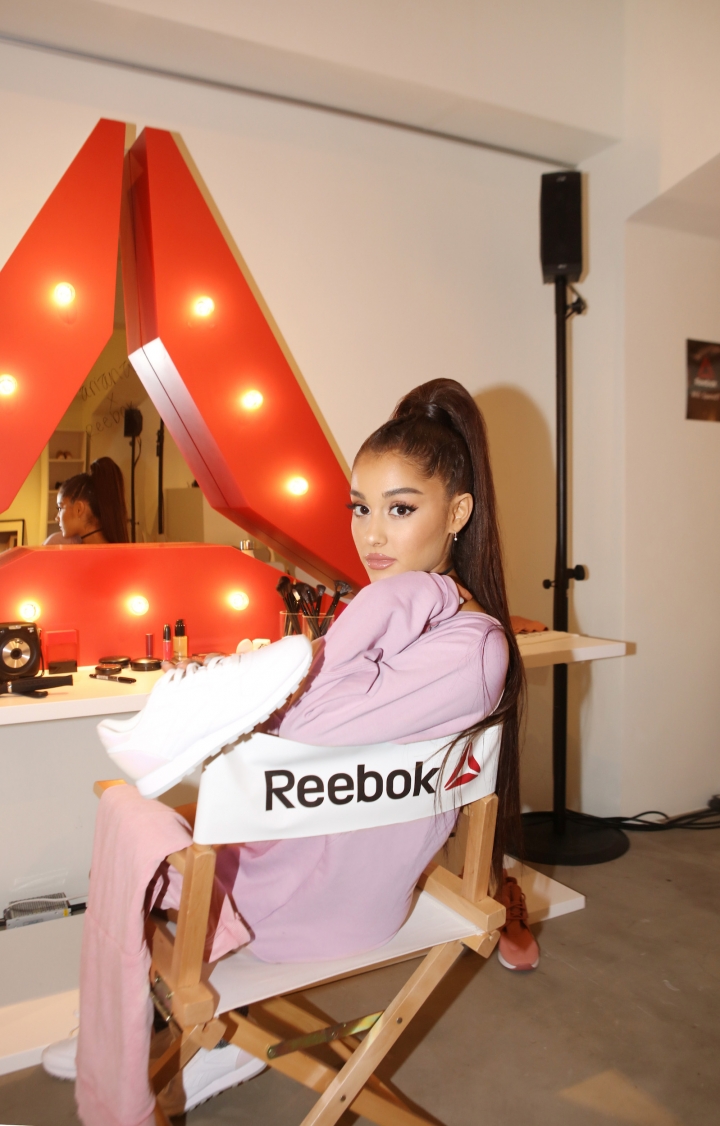 Reebok宣佈與巨星亞利安娜(Ariana Grande)成為品牌合作夥伴