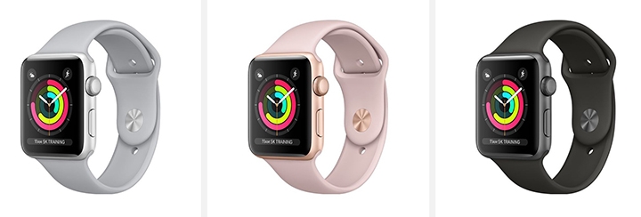 新Apple Watch 3內建LTE 台灣引進GPS版