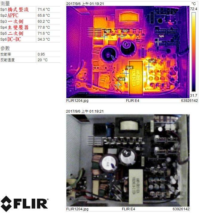 振華LEADEX PLATINUM 1000W電源供應器拆解