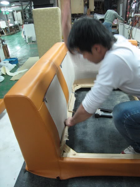 沙發生產過程圖解說明