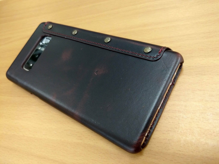 分享一款note8皮套,不會卡滿版全貼合玻璃貼