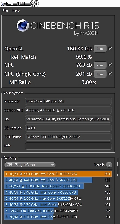 4C4T 可超K版 Core i3 8350K 搭上 Z370 AORUS Gaming 3
