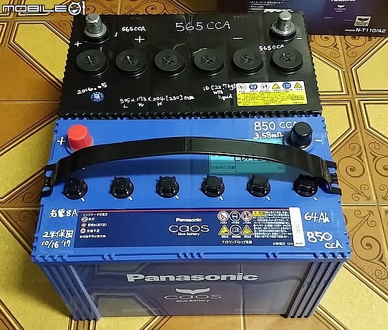 06年式柴油Tucson安裝日本製國際牌T-110藍電瓶DIY分享