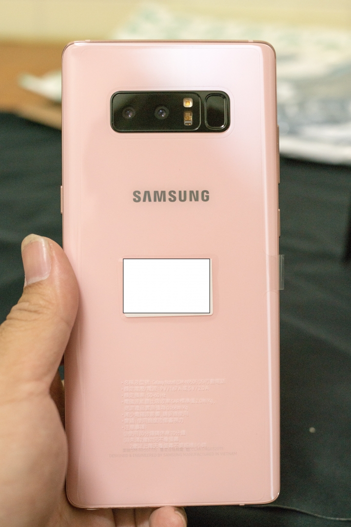 NOTE8 粉色開箱