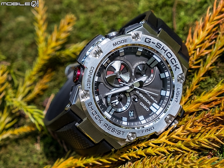 延續金屬質感！CASIO G-STEEL GST-B100-1A 搭載「太陽能電力 x 藍牙連線」讓功能更全面！