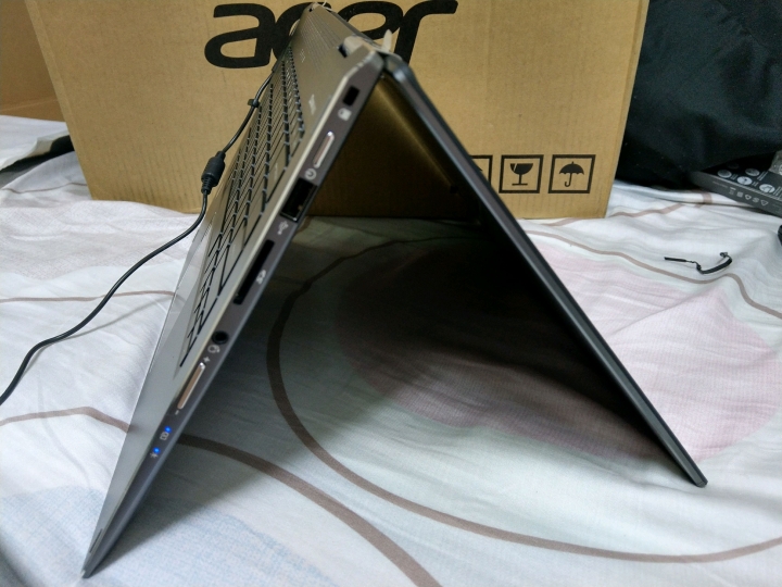 New Acer Spin 5 I5-8250u 翻轉觸控螢幕簡易開箱
