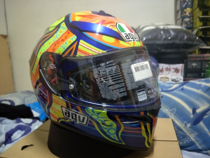 人生第一頂進口安全帽AGV K-3 SV五大洲