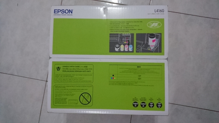 [開箱] Epson L4160新連供複合機開箱