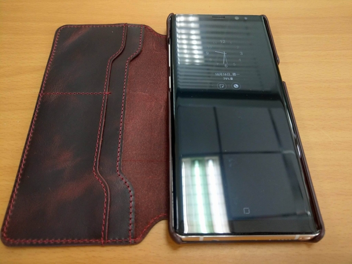 分享一款note8皮套,不會卡滿版全貼合玻璃貼