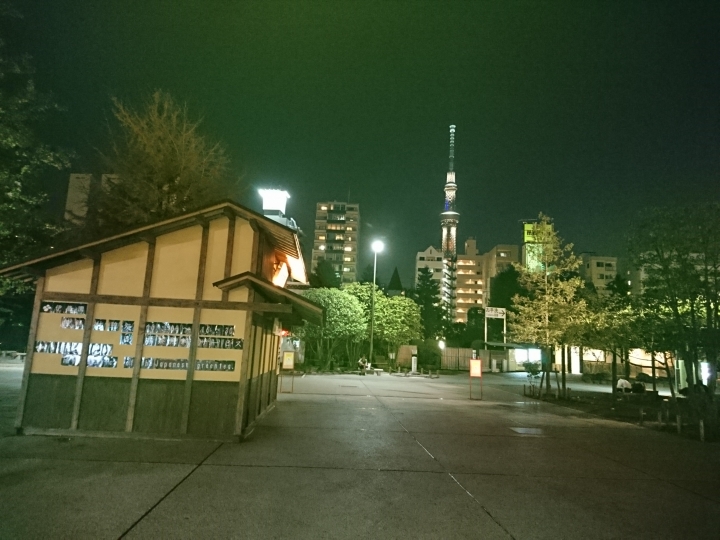 2017斷腿東京自由行第一日(成田山、上野、秋業原、夜晚的淺草寺)