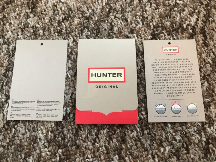 英國皇家認證 HUNTER Chelsea Boots 開箱!